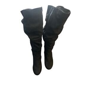 Comfort View knee high faux suede boots size 7 women